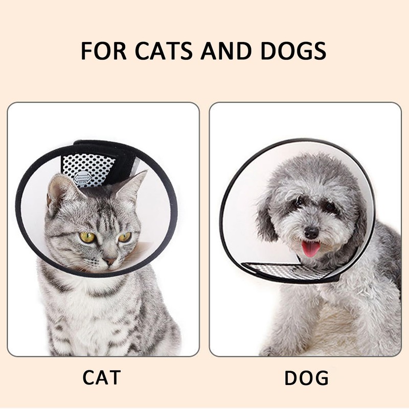 2 Pieces Pet Protective Collar, Pet Funnel, Recovery Collar, Pet