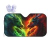 Dragon Car Sun Shade Windshield Sunshade Foldable Front Window Shield