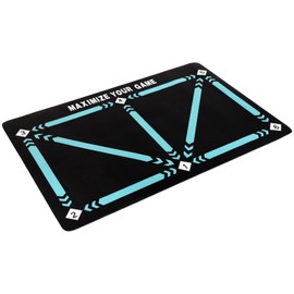 Football Footstep Training Mat, Soccer Training Mat,Football Door Mat Anti-Skid Carpet for Corner Football Field Ground, Soccer Trainer Dribble Silent Auxiliary Mat, Ball Control Training Player Equipment