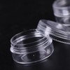 Pack of 10 transparent empty containers, 5 ml cream containers,