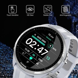 [Pack of 2] for Garmin Forerunner 965 Protection [Scratch Free] for Garmin Forerunner 965 Screen Protector, Ultra Resistant for Garmin Forerunner 965 Screen Protector, Bubble-Free, Soft TPU Protection