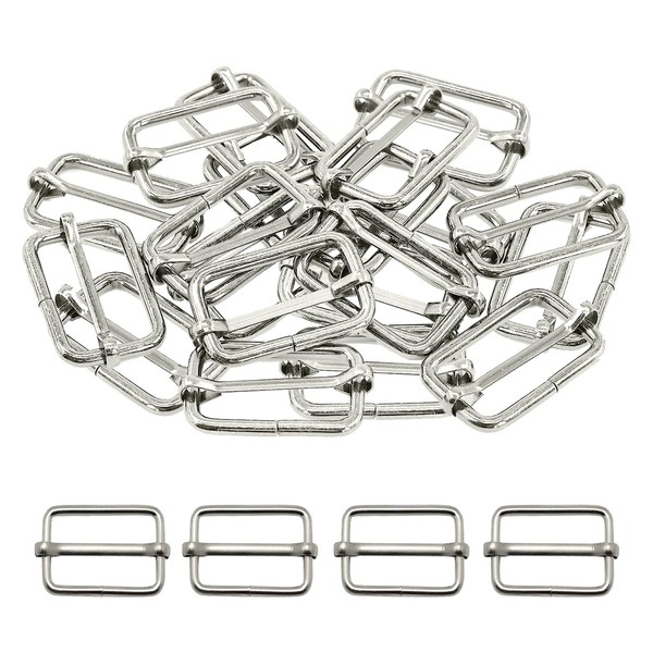 Trimming Shop 32mm Triglide Slider Buckle Metal Adjustable Durable Lightweight