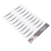 6D Eyebrow Tattoo Sticker, Eyebrow Shaping Stencils, Semi-Permanent, Hair-Like, Waterproof