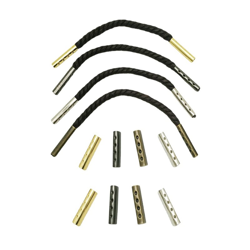 Samcos Shoe Laces, Tips, Metal Fittings, Set of 80, Shoe