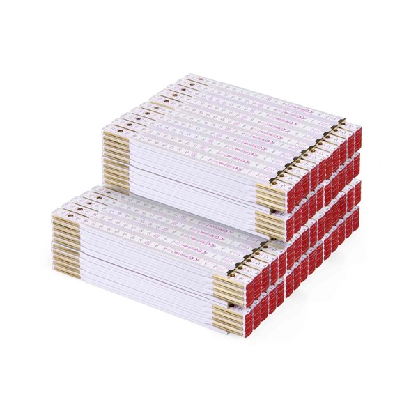 Ruler Metric Perfect 10-2 m White Pack of 50