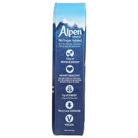 Alpen Muesli Cereal No Sugar Added, 3 Pack of 14 Ounce Boxes