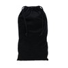 ZENPAC Cloth Bags, Black Duster Flannel Boot Storage with Drawstring