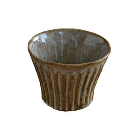 Tableware East ic-E2-3015-001 Shinogi Cup (Sogi Cup), Red Soil Beige