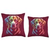 Labrador Retriever Artwork Labrador Throw Pillow