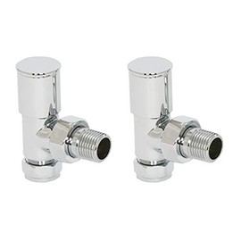 Standard Valve for Bathroom Radiators Chrome Angle Valve