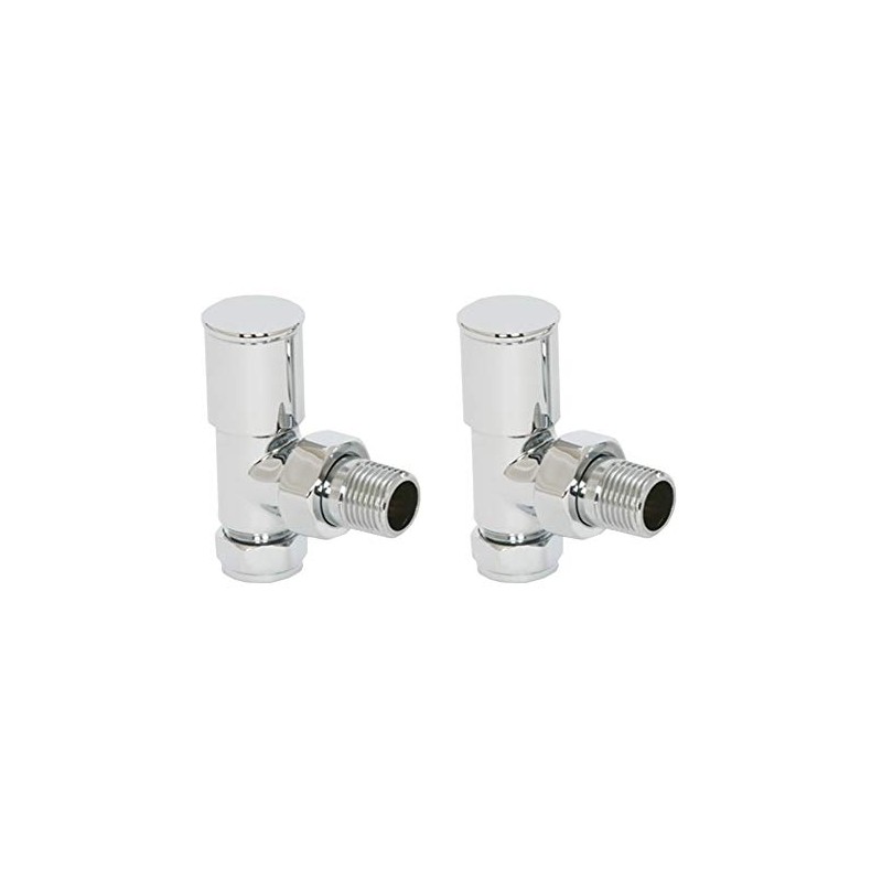 Standard Valve for Bathroom Radiators Chrome Angle Valve