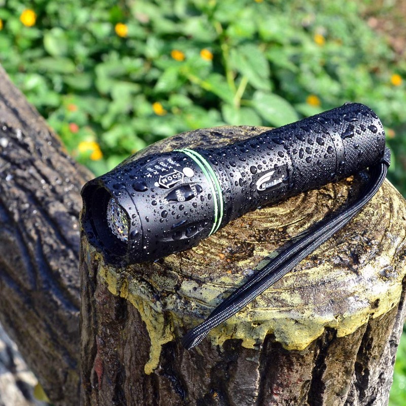 HAUSBELL A100 LED EDC Flashlights High Lumens,Bright, Zoomable, Waterproof, Powerful,