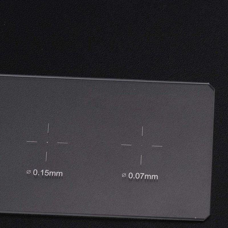 Microscope Micrometer Slide, Microscope Objective Micrometer Calibration Slide Glass Stage