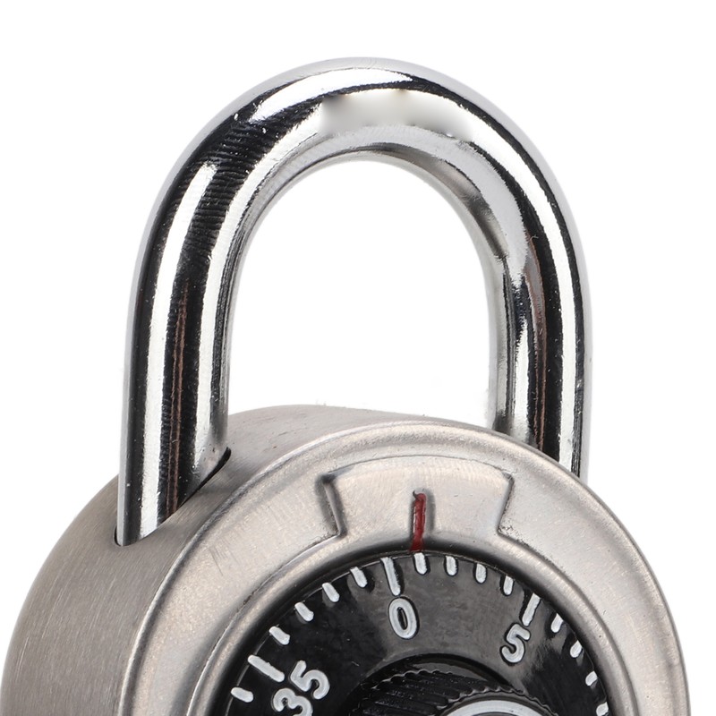 Dial Combination Lock Heat Treatment Hardened Steel Security Waterproof for