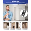 Polar Tangro 6 Inch Invisible Door Hinges (2 Pack), 3D