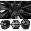 SkinoEu Wheel Nut Covers Bolts Caps Universal 17mm With Removal