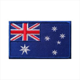 Womaha 2 Pcs Australia Flag Patch Hook&Loop Fastener for Outdoor Sports Mountain Climbing Outdoor Expansion