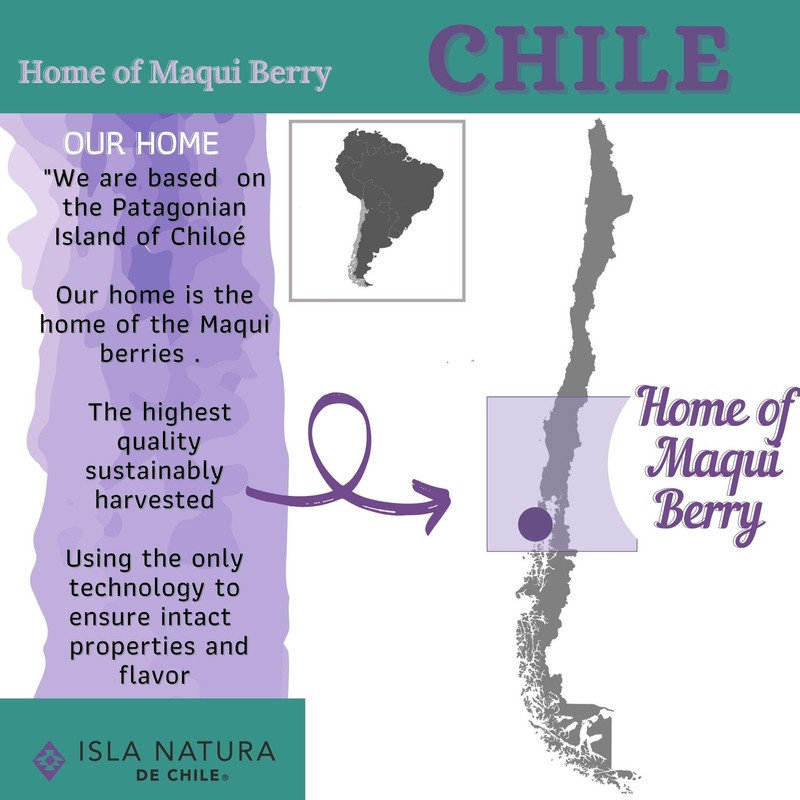 Isla Natura de Chile Capsules of Organic Maqui