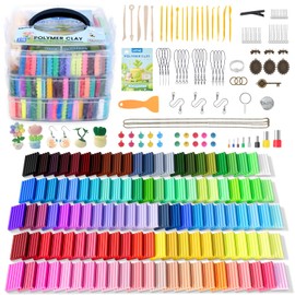 Artme Polymer Clay, 116 Colors Oven Bake Modeling Clay Starter Kits for Kids, Creative Polymer Clay Kit with Sculpting Tools and Jewelry Accessories, Non-Toxic, Ideal DIY Gifts for Adults and Teens