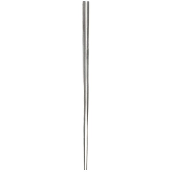 Fukui Craft Chopsticks ZA-384858 Plain Titanium Square Chopsticks 8.9 inches (22.5 cm), Made in Japan
