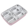 Lunch Box 4 Compartments 304 Stainless Steel Tableware Portable Lunch