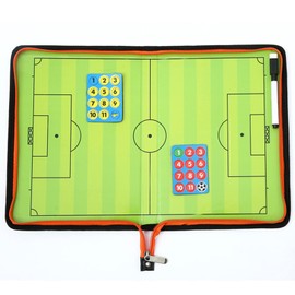 Yolispa Football Coaching Board Coaches Tactical Magnetic Strategy Board with Eraser Marker Pen