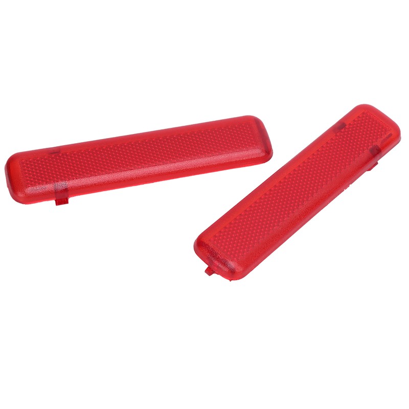 Pair Door Reflector Panel Red Interior Replacement for Silverado 1500/2500