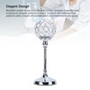 Crystal Candle Holder Ornament Tall Elegant Crystal Silver Candlestick for