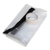 U Shape Zipper Door dust Sheet with pre-Assembled 4m Zipper.