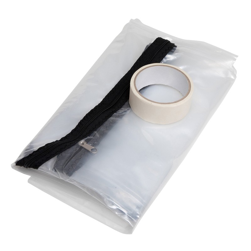 U Shape Zipper Door dust Sheet with pre-Assembled 4m Zipper.