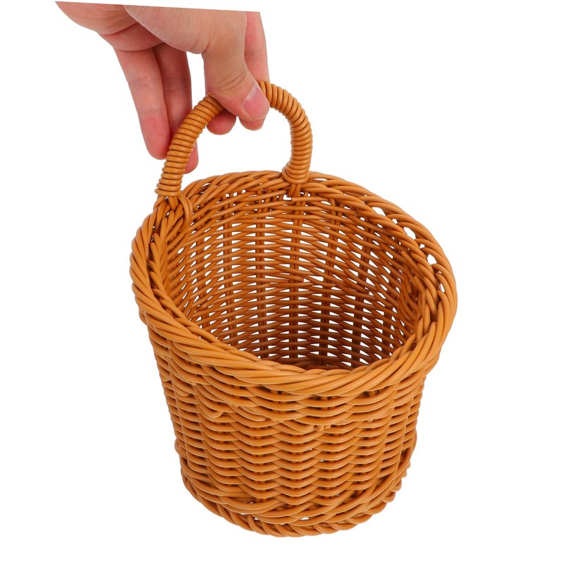 ULTECHNOVO 2Pcs Wall Hanging Flower Baskets Woven Storage Baskets for