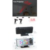 321Wasay Led Projection Alarm Clock, Digital Clock Projector Clocks Bedroom,