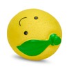 Petface Foodie Faces Latex Lemon Dog Toy with Built-In-Squeaker, Small