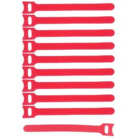 1,000 x Velcro Cable Ties 150 x 22 mm Red Velcro Cable Ties Cable Velcro Tape - Resealable/Reusable (1000, 150 x 22 mm Red)