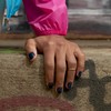 essie expressie quick dry nail polish, vegan, power moves, blue,