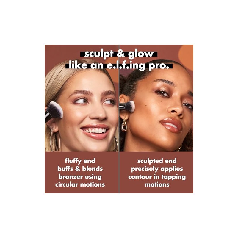 Camo Liquid Bronzer & Contour Duo Brush