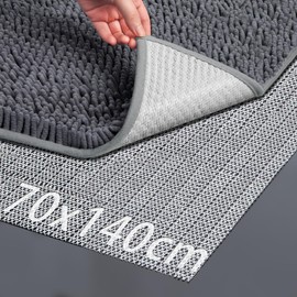 Mbsomnus Non-Slip Mat for Carpet 70 x 140 cm Non-Slip Carpet Underlay Non-Slip Mat Non-Slip Mat Carpets PVC Carpet Non-Slip Stop for Sheets Table Cloths Sofas