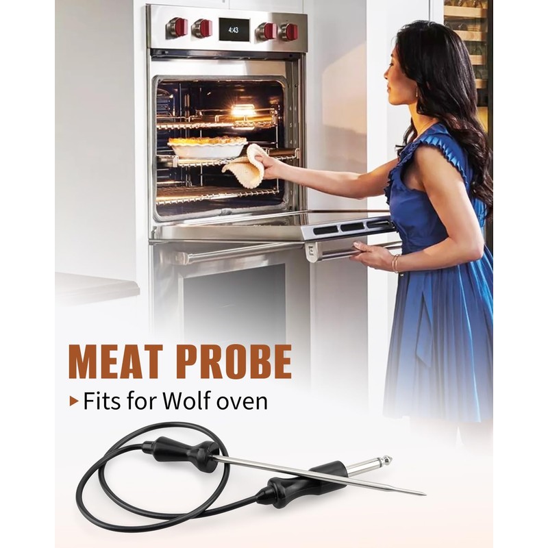 ULXIOM 00755060 Oven Meat Probe Fits for Wolf Temperature Thermometer