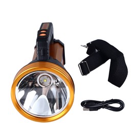 15W Outdoor Flashlight 1000mAh IP31 Ultra Bright 3 Brightness Rechargeable Flashlights for Emergency Outdoor Home