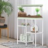 YBING 20 Gallon Fish Tank Stand White Aquarium Stand Aquarium