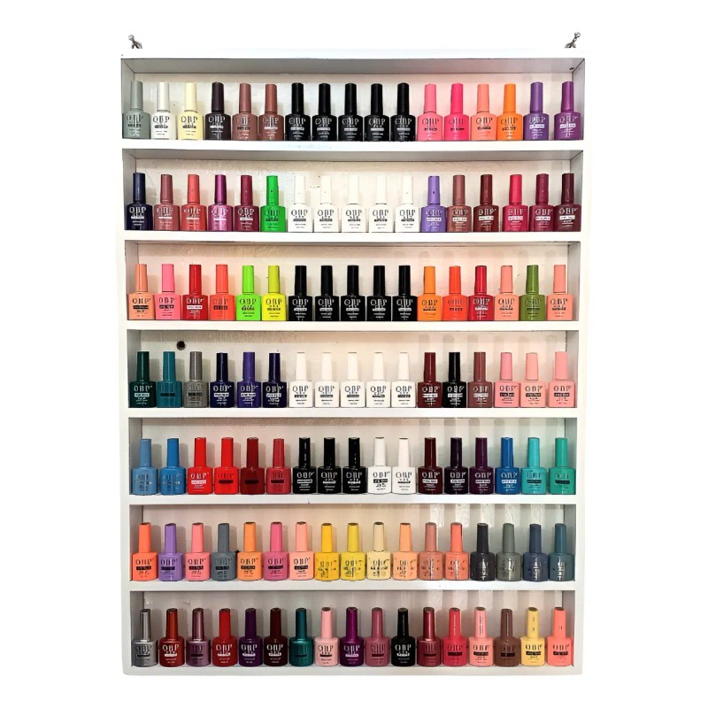 Esmaltero Exhibidor Maquillaje Multiusos Reforzado Con Tapa.