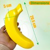 Banana Holder Case | Reusable Plastic Banana Container for Lunchbox,