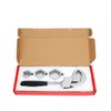 Bathroom Wrench Set Aluminum Alloy Adjustable Large Opening Arc Teethed