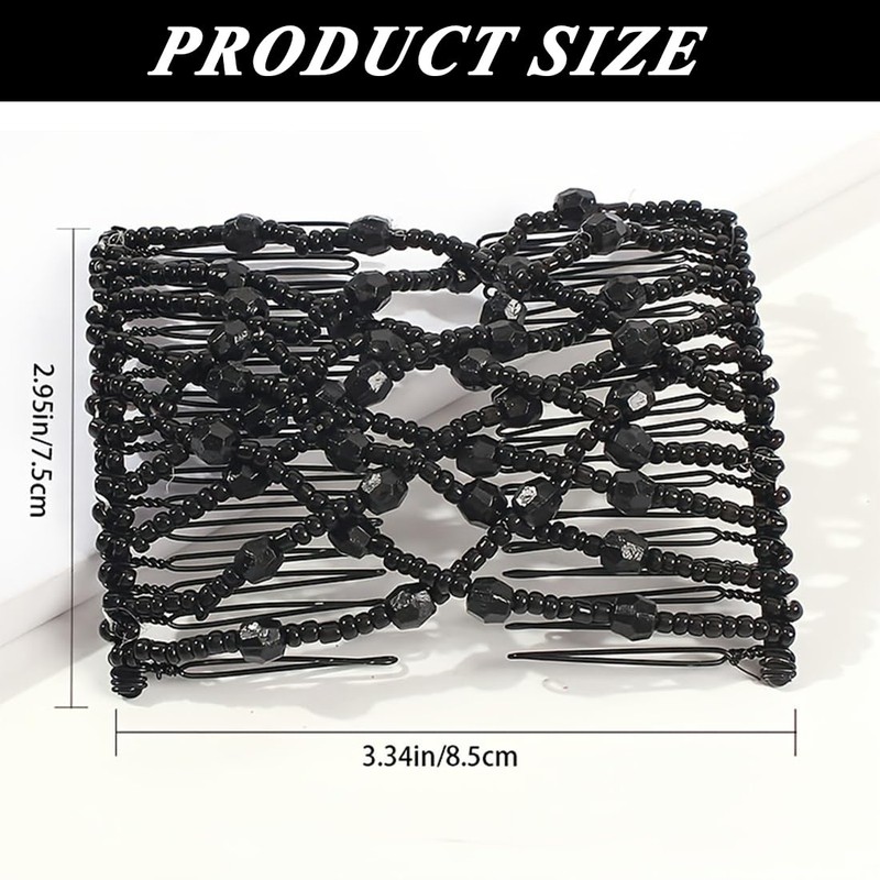 JEYORZY Hair Comb, 2 Pieces Hair Clip Hair Comb, Magic