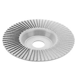 Wood Carving Disc Shaping Wheel 125mm Tungsten Carbide Accessory for Woodworking Silver