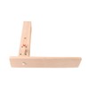 Leather Hand Stitching Fixture Wooden Leather Fix Clamp Leather Sewing