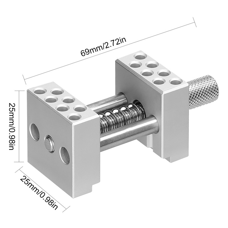 304 Stainless Steel Vise Fixture Multi-function Clamp Model Making Fixed