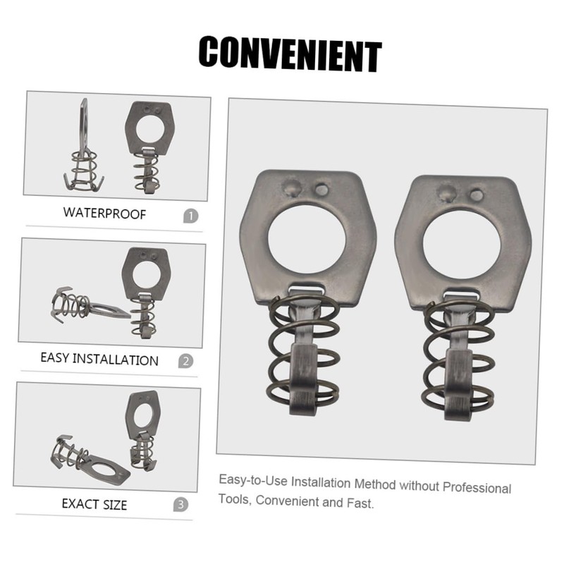 ABOOFAN 2pcs Rv Water Heater Door Latch Lock Water Heater