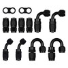 EVIL ENERGY 6AN Hose End Fitting Kit Straight 45 90