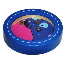 TikTakToo Ball Puzzle Game Dolphin Maze for Children Skill Game Ball Maze Party Bag Birthday